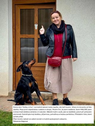 Není lepší recenze než ta od vás💌Sukně MALORY je prostě láska, jsme v tom spolu🫶🏻 • jemný a měkký manšestr • vel. S až L •...