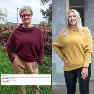 Svetr, který hýbe světem🌍😍Svetr LOTTA nemá věkové hranice, není barvy, kterou bysme neměly a sedne téměř každé❤️ PS: Paní...